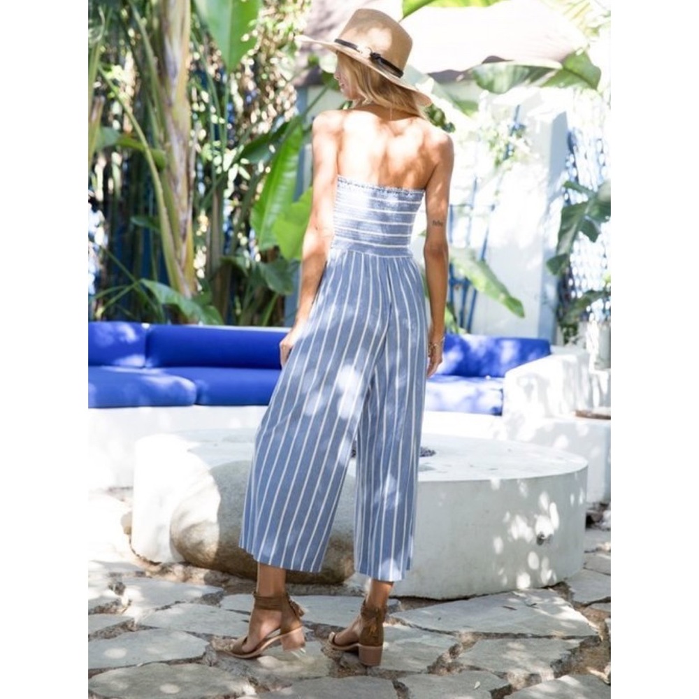 Accepting Offers 🌷Denim Stripe Jumpsuit - Picture 6 of 7
